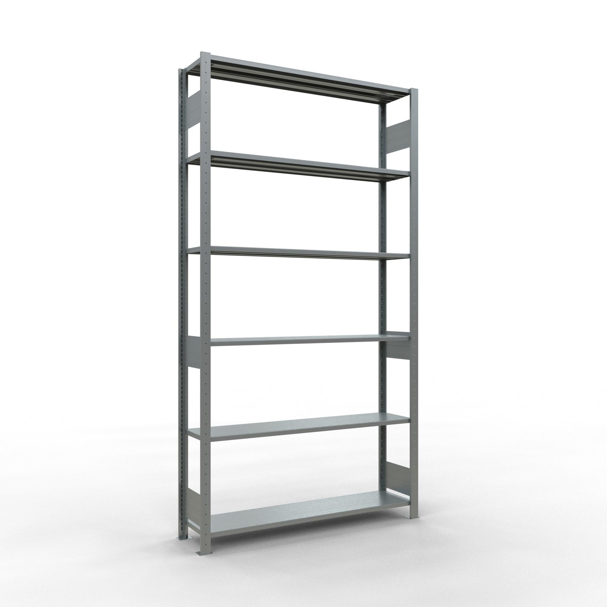 Metāla plaukts Schulte Multiplus 2500 mm x1300 mm divpusējs plug in-Ergostock