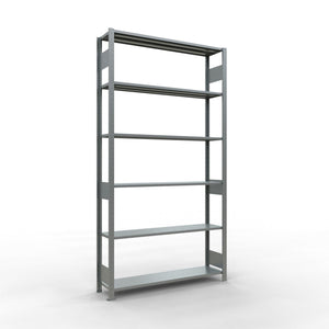 Metāla plaukts Schulte Multiplus 2500 mm x1300 mm divpusējs plug in-Ergostock