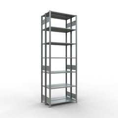 Metāla plaukts Schulte Multiplus 3000 mm x1000 mm divpusējs plug in x2-Ergostock