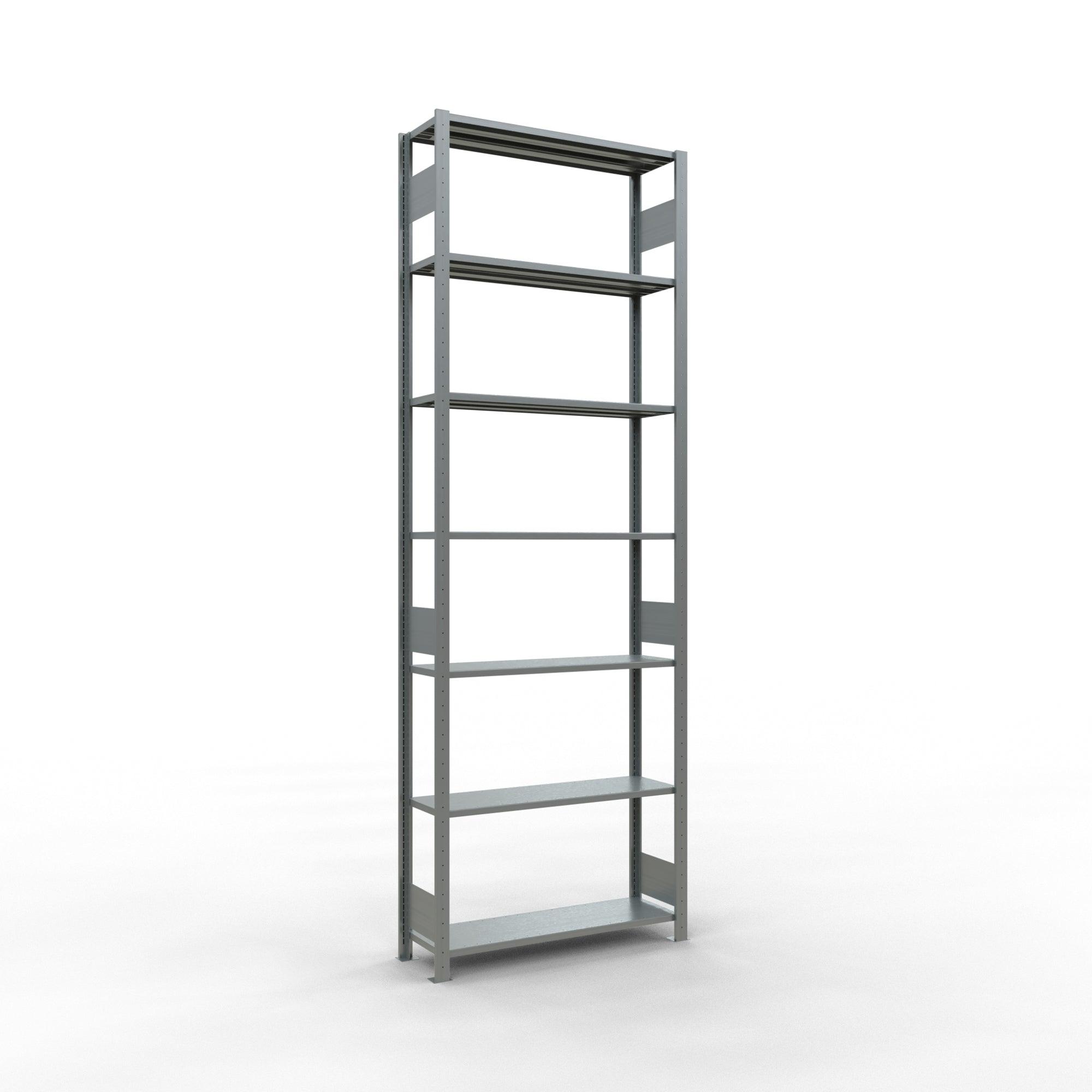 Metāla plaukts Schulte Multiplus 3000 mm x1000 mm divpusējs plug in-Ergostock