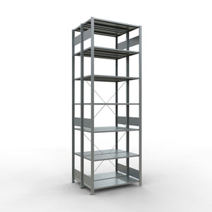 Metāla plaukts Schulte Multiplus 3000 mm x1000 mm plug in x2-Ergostock