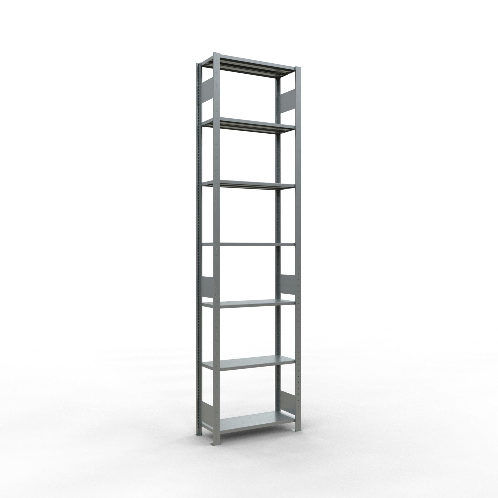 Metāla plaukts Schulte Multiplus 3000 mm x750 mm divpusējs plug in-Ergostock