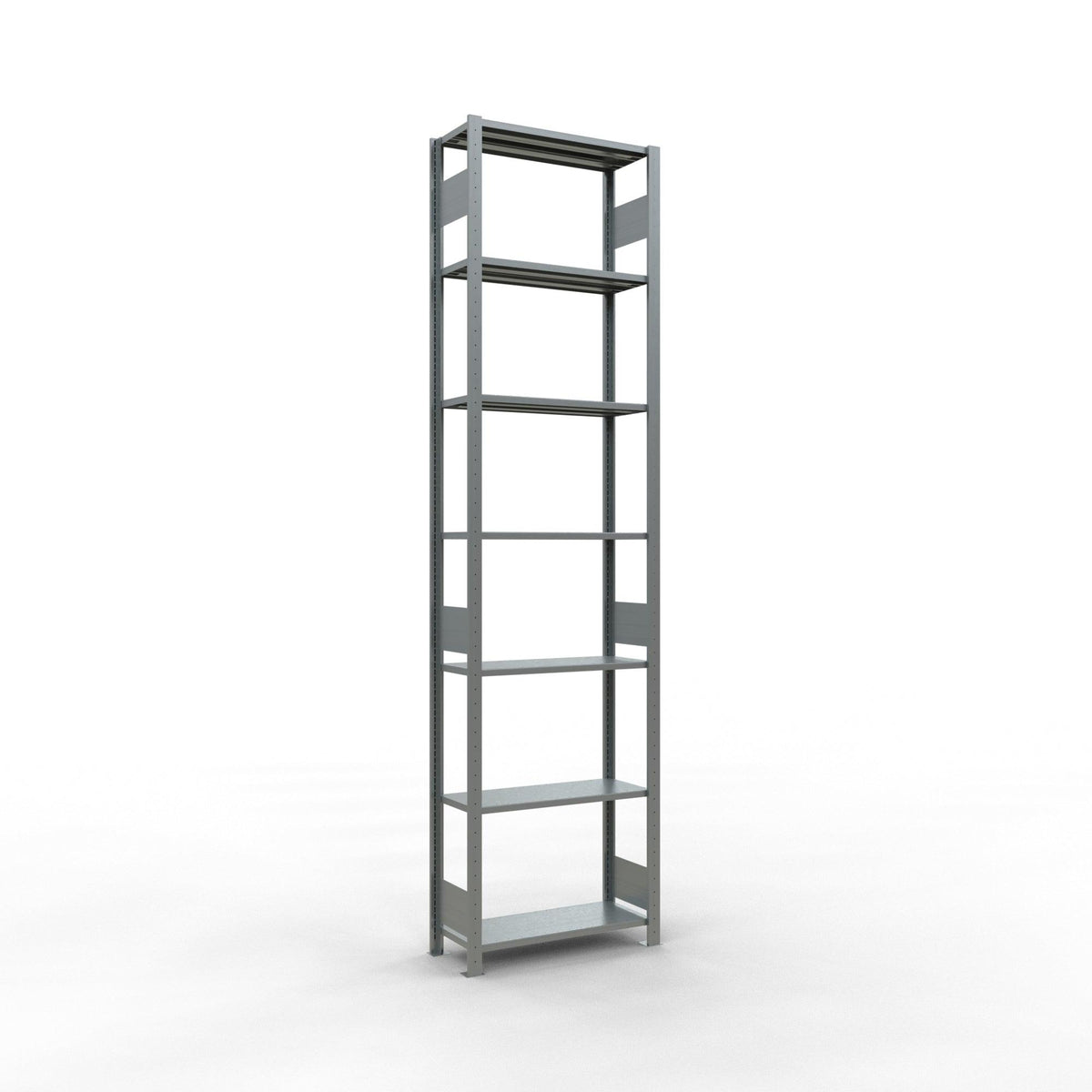 Metāla plaukts Schulte Multiplus 3000 mm x750 mm divpusējs plug in-Ergostock