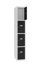 Metāla skapis Classic 1R 4 nodalījumi-Ergostock