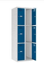 Metāla skapis Classic 2R 6 nodalījumi-Ergostock