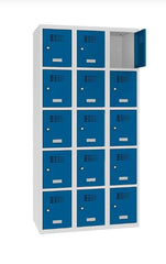 Metāla skapis Classic 3R 15 nodalījumi-Ergostock