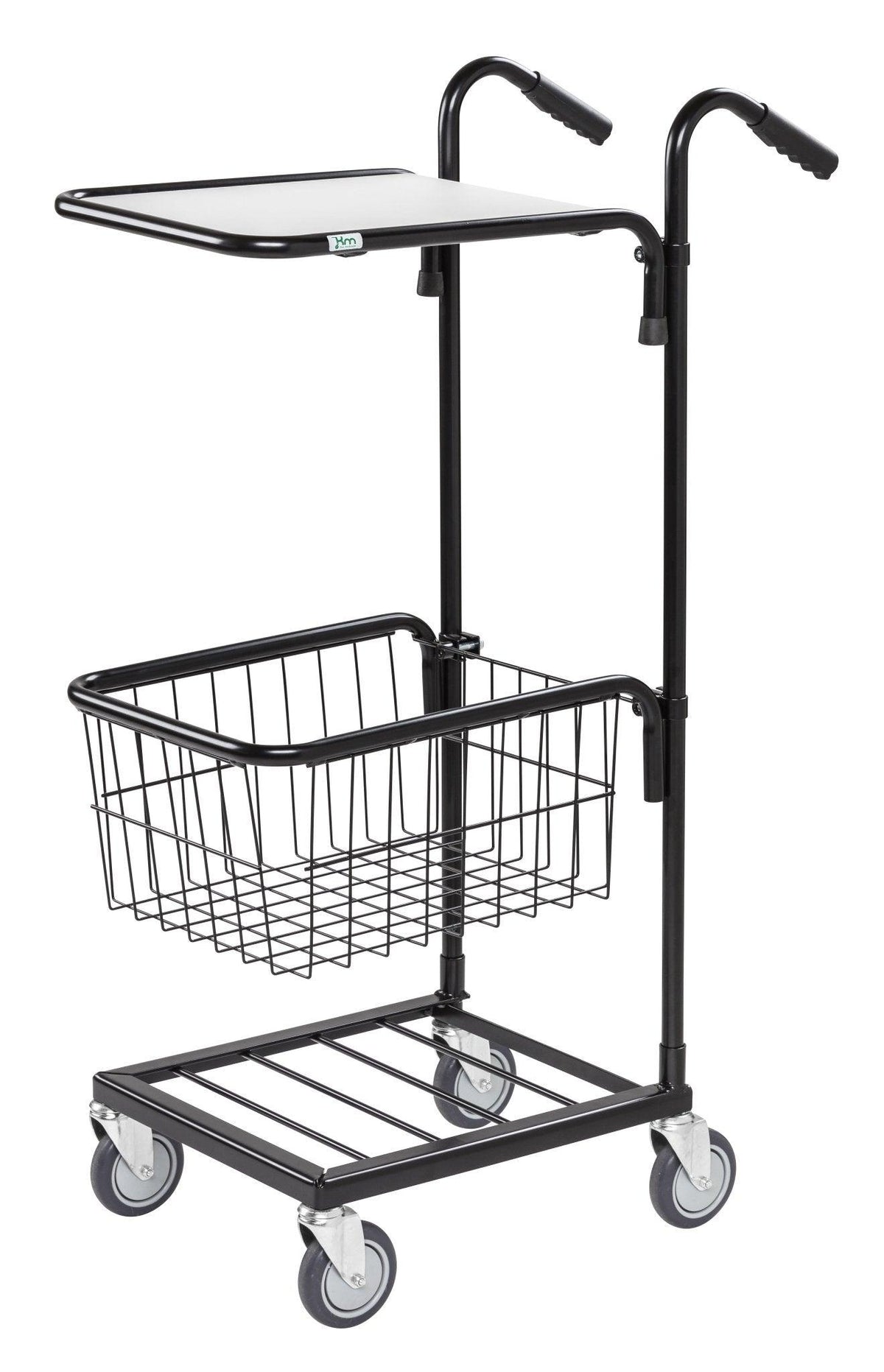 Mini ratiņi KONGAMEK 153HTBS 660 x 385mm 35 kg ar bremzēm-Ergostock