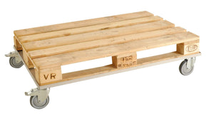 Palešu ratiņi KONGAMEK 217F 1220 x 820mm 150 kg ar bremzēm-Ergostock