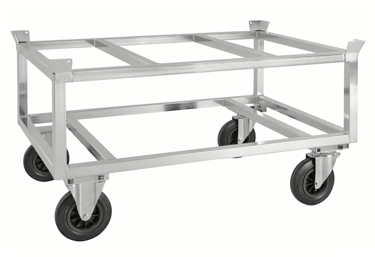 Palešu ratiņi KONGAMEK 221EPB 1246 x 846mm 800 kg ar bremzēm-Ergostock