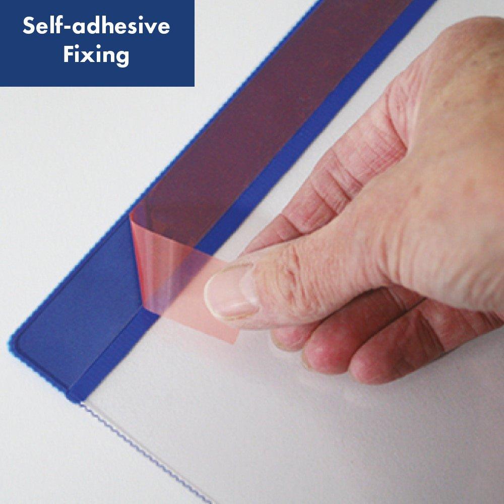 Pašlīpošas Toughweather dokumentu kabatas A4 horizontālas 10 gab.-Ergostock