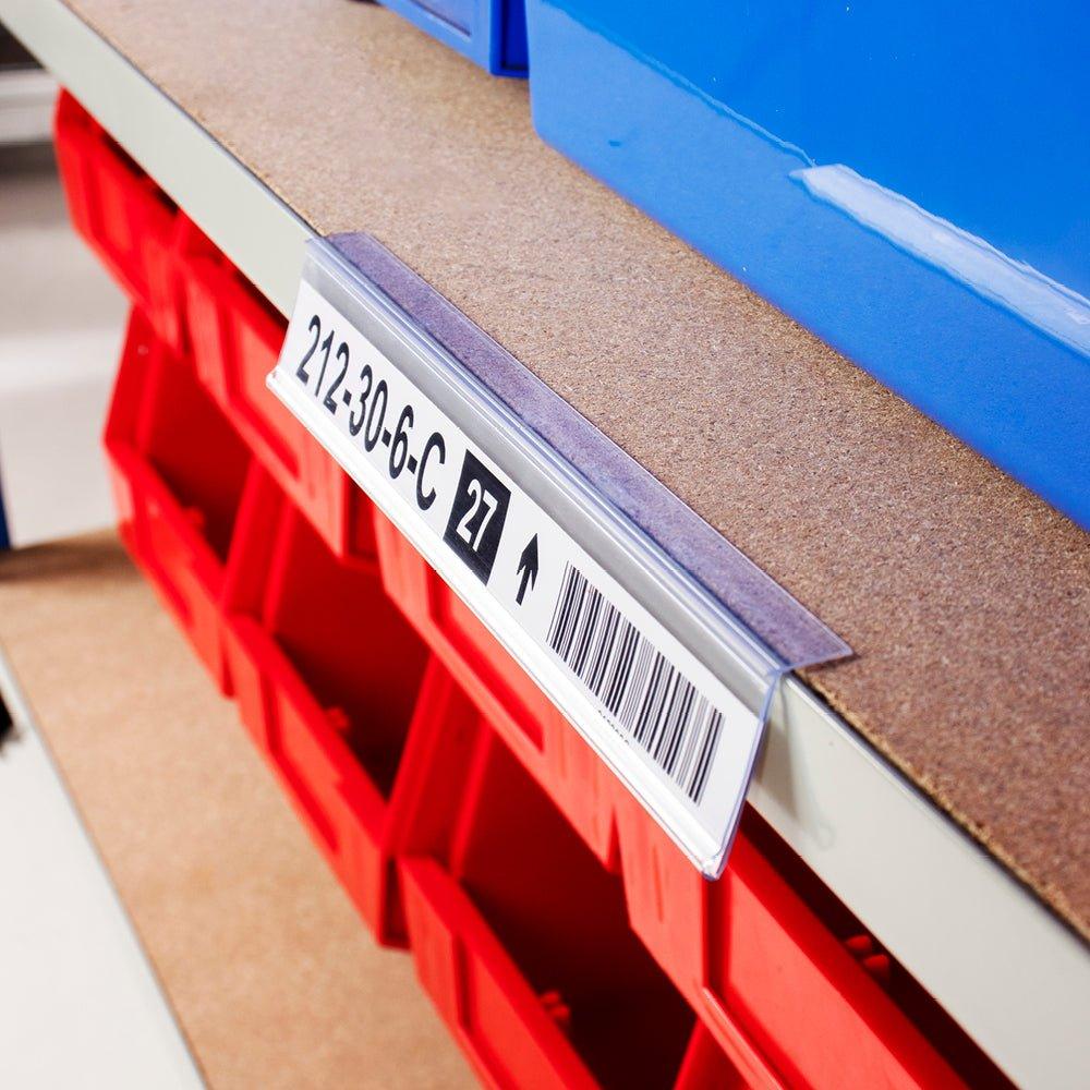 Pašlīpoši marķējuma turētāji Beaverswood Angled 39 mm x 100 mm 100 gab.-Ergostock