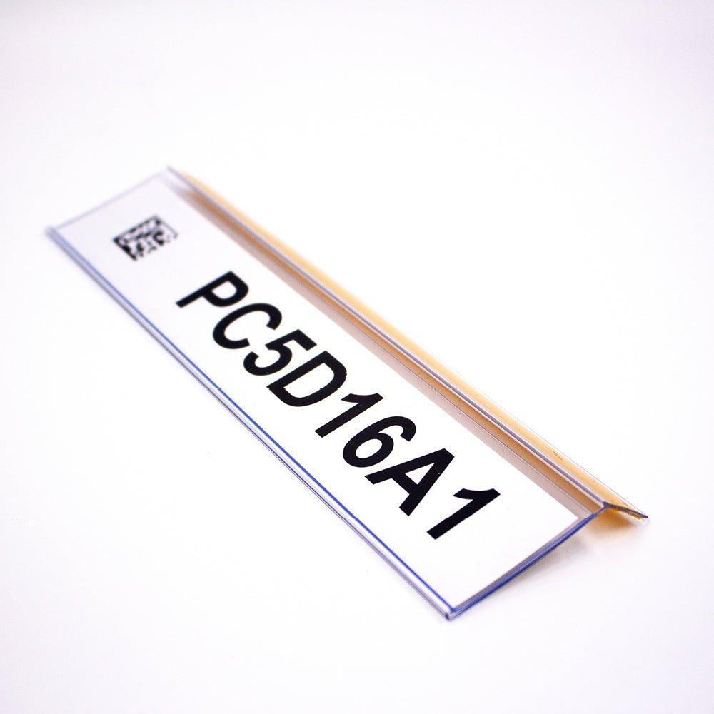 Pašlīpoši marķējuma turētāji Beaverswood Angled 39 mm x 200 mm 50 gab.-Ergostock