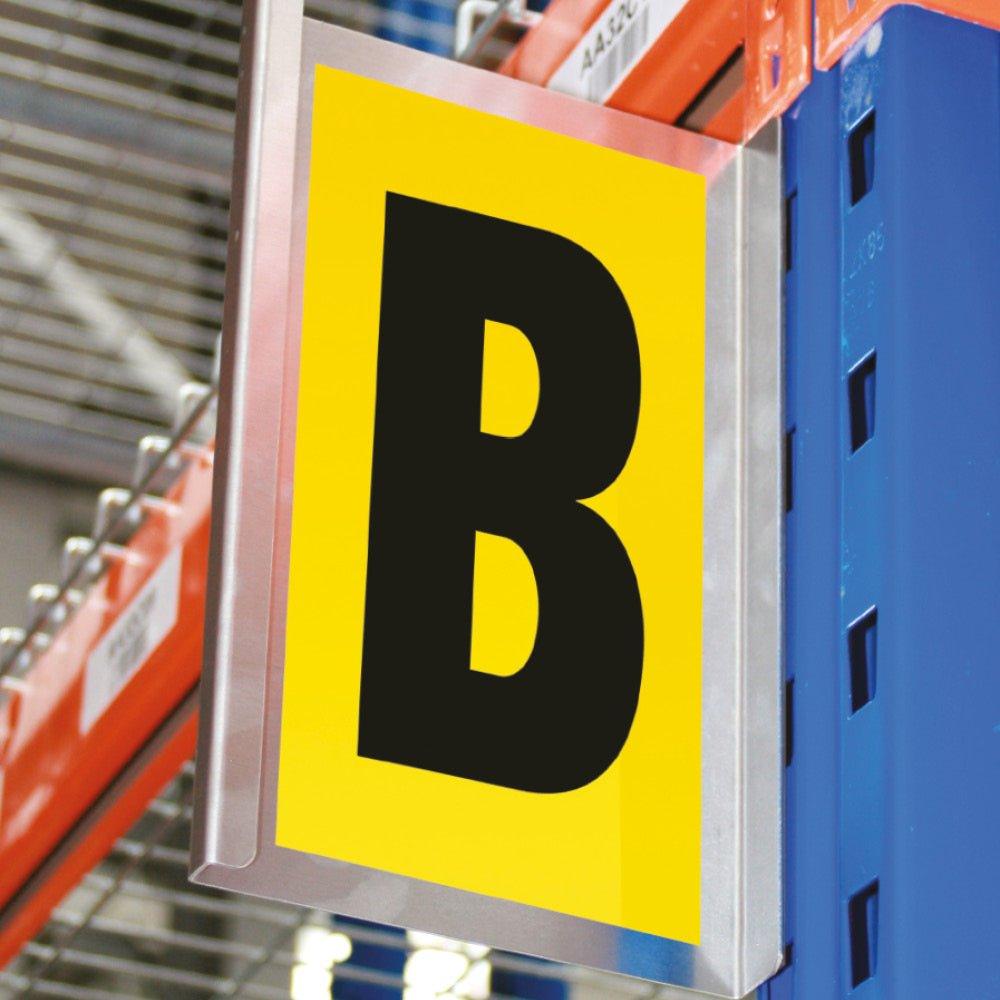 Pašlīpošs noliktavas eju marķētājs Beaverswood 260 x 167 mm vienam simbolam-Ergostock