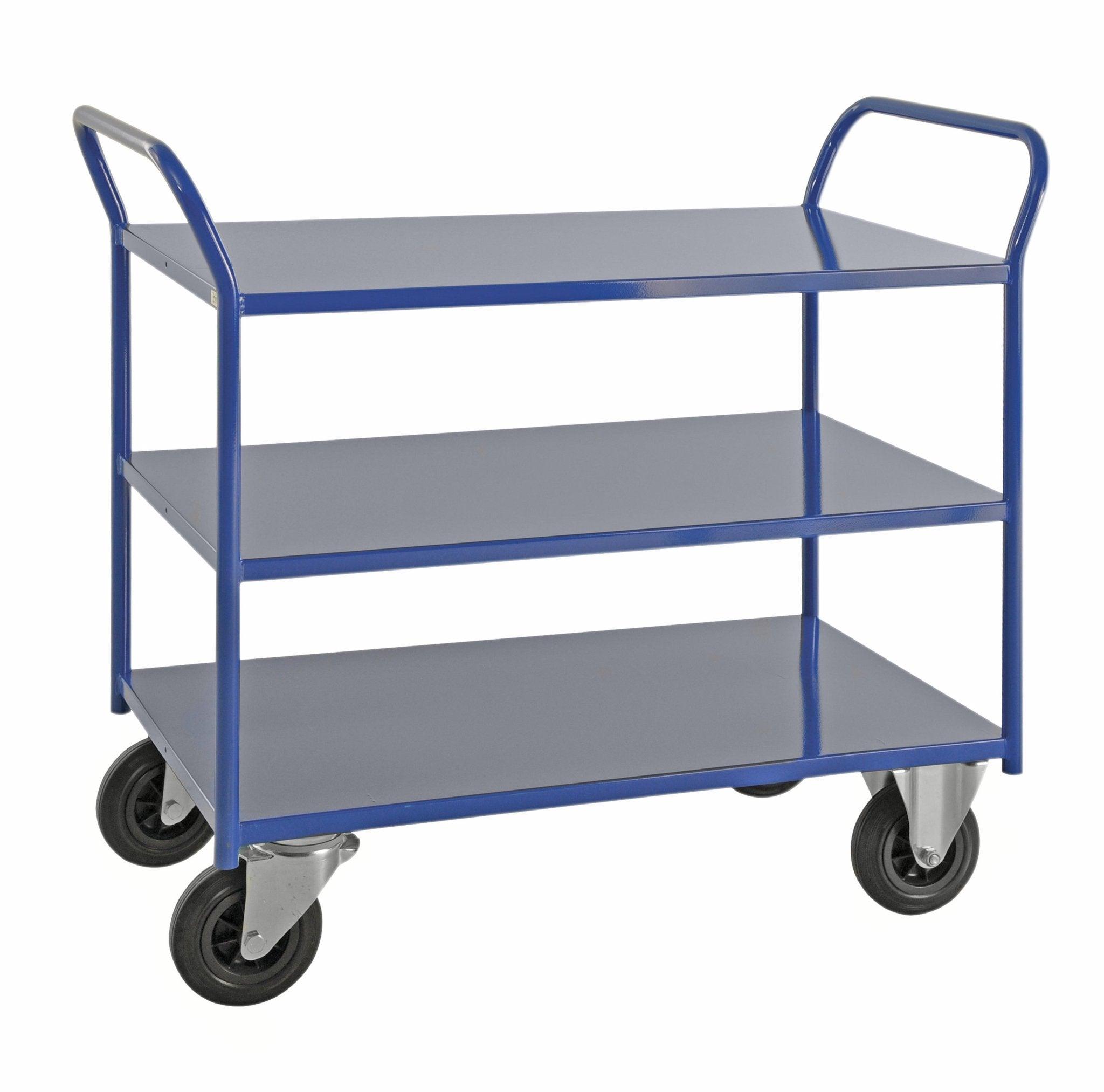 Plauktu ratiņi KONGAMEK 4127BB 1080 x 450mm 400 kg ar bremzēm - Ergostock.lv