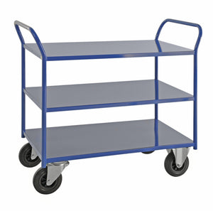 Plauktu ratiņi KONGAMEK 4127BB 1080 x 450mm 400 kg ar bremzēm - Ergostock.lv