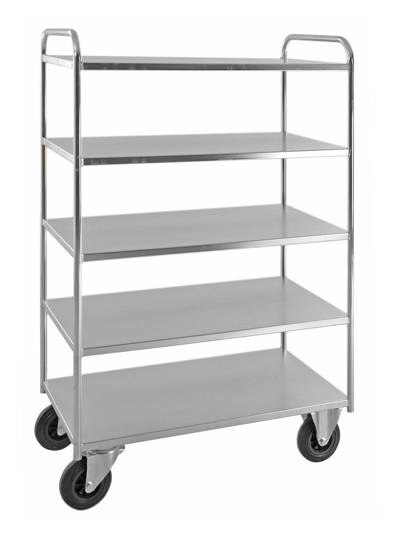 Plauktu ratiņi KONGAMEK 4145EB 955 x 550mm 400 kg ar bremzēm-Ergostock