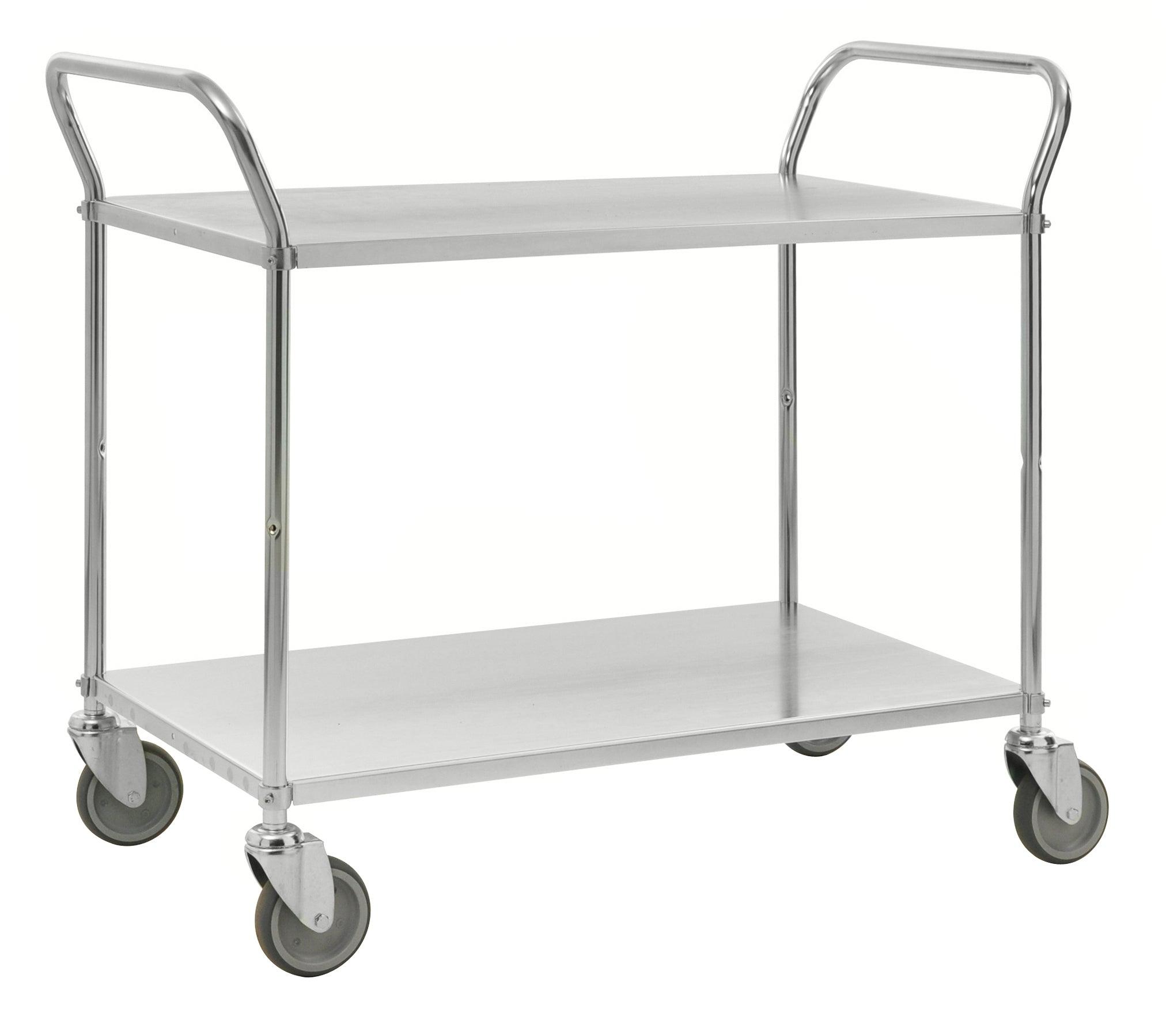 Plauktu ratiņi KONGAMEK 4147EB 1070 x 585mm 250 kg ar bremzēm - Ergostock.lv