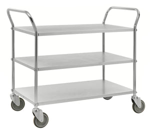 Plauktu ratiņi KONGAMEK 4148EB 1070 x 585mm 250 kg ar bremzēm-Ergostock