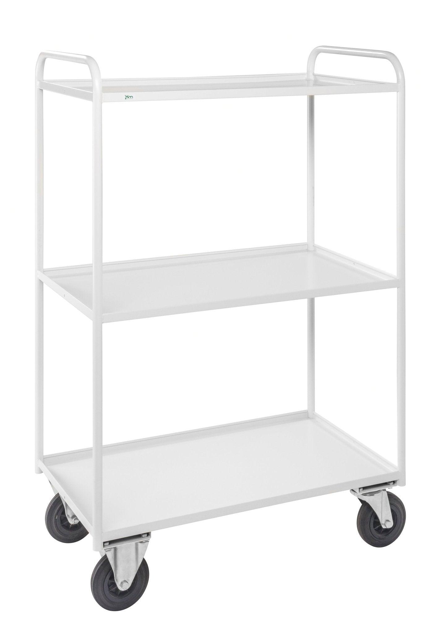 Plauktu ratiņi KONGAMEK 4149B 955 x 550mm 400 kg ar bremzēm-Ergostock