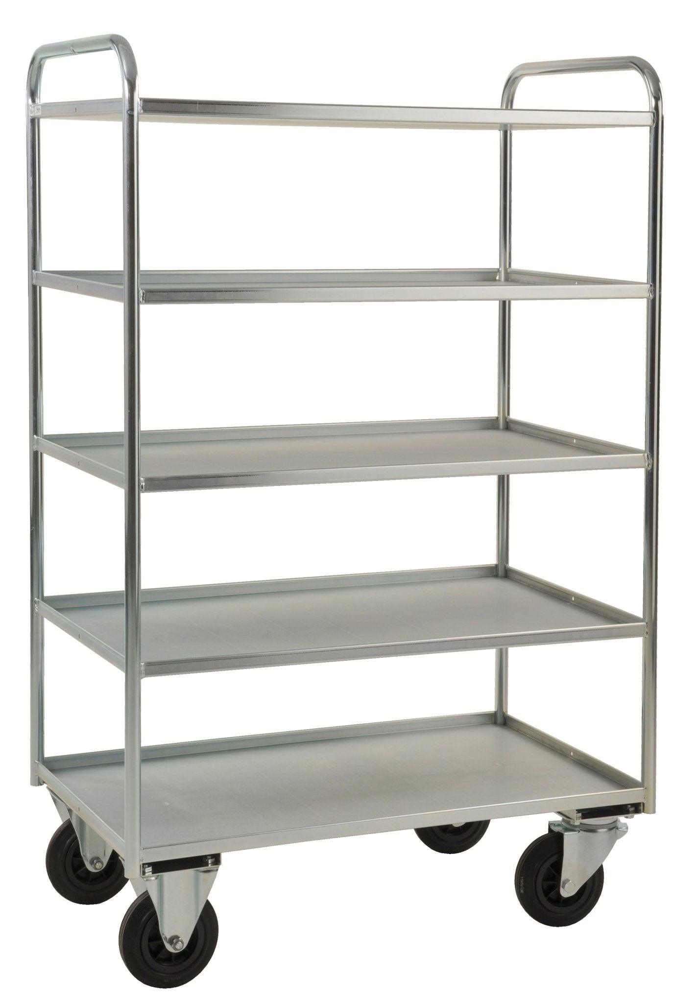 Plauktu ratiņi KONGAMEK 4150EB 955 x 550mm 400 kg ar bremzēm-Ergostock