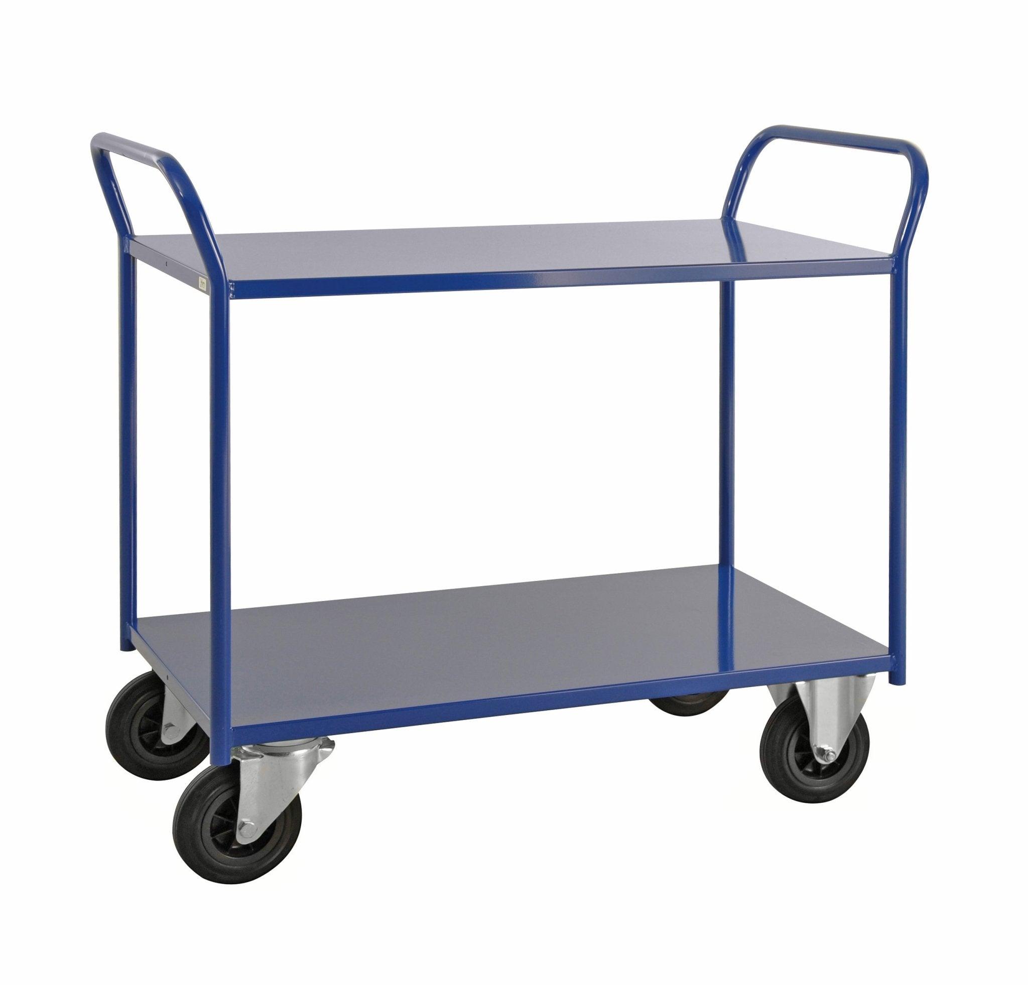 Plauktu ratiņi KONGAMEK 4168BB 1070 x 550mm 400 kg ar bremzēm-Ergostock