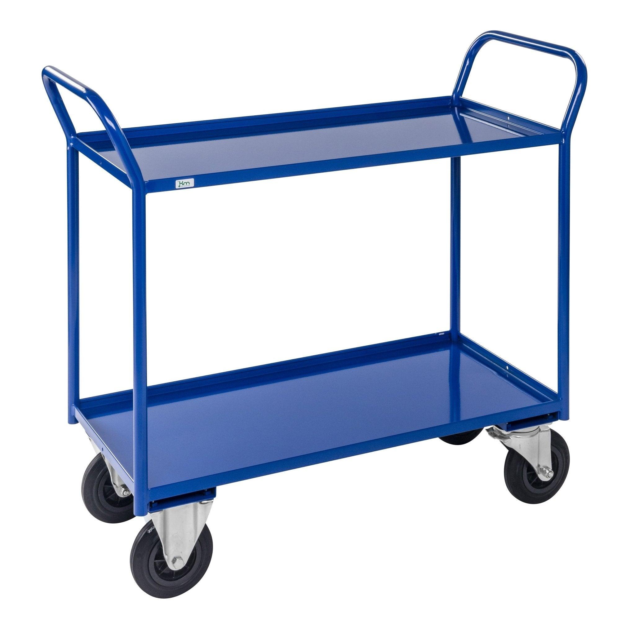 Plauktu ratiņi KONGAMEK 4175BB 1070 x 550mm 400 kg ar bremzēm-Ergostock