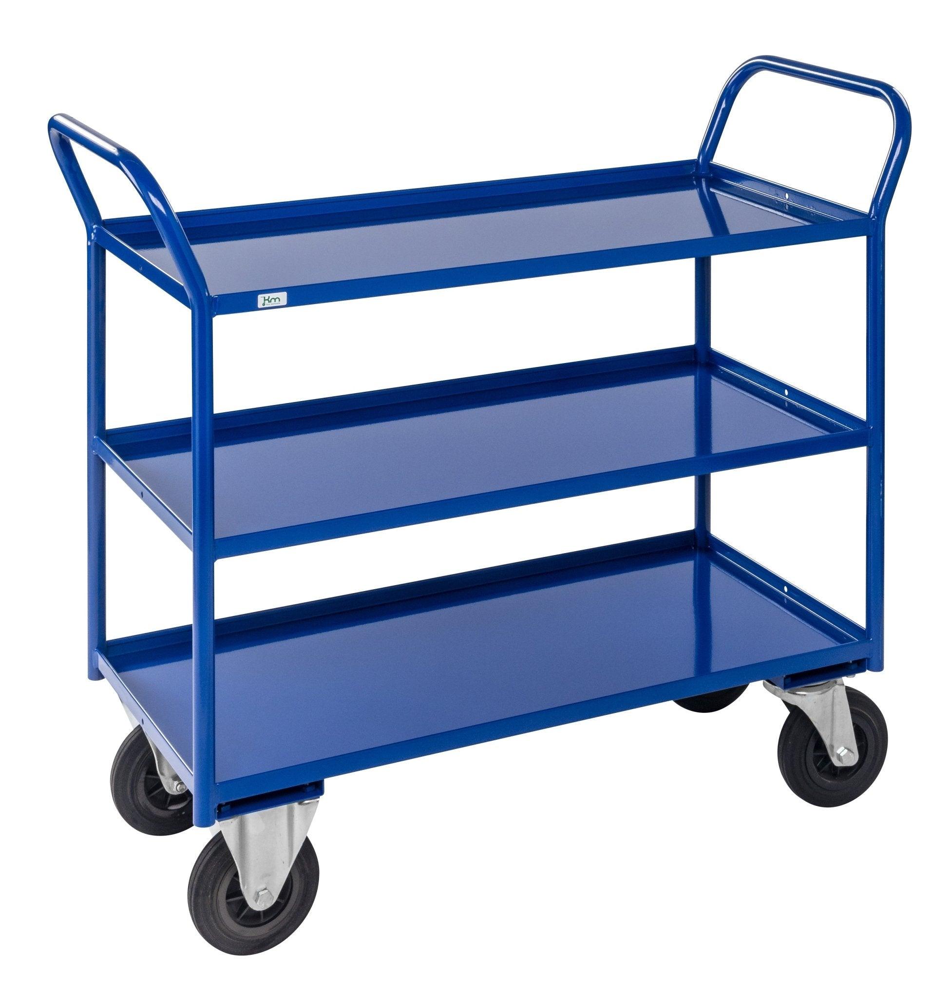 Plauktu ratiņi KONGAMEK 4176BB 1070 x 550mm 400 kg ar bremzēm-Ergostock