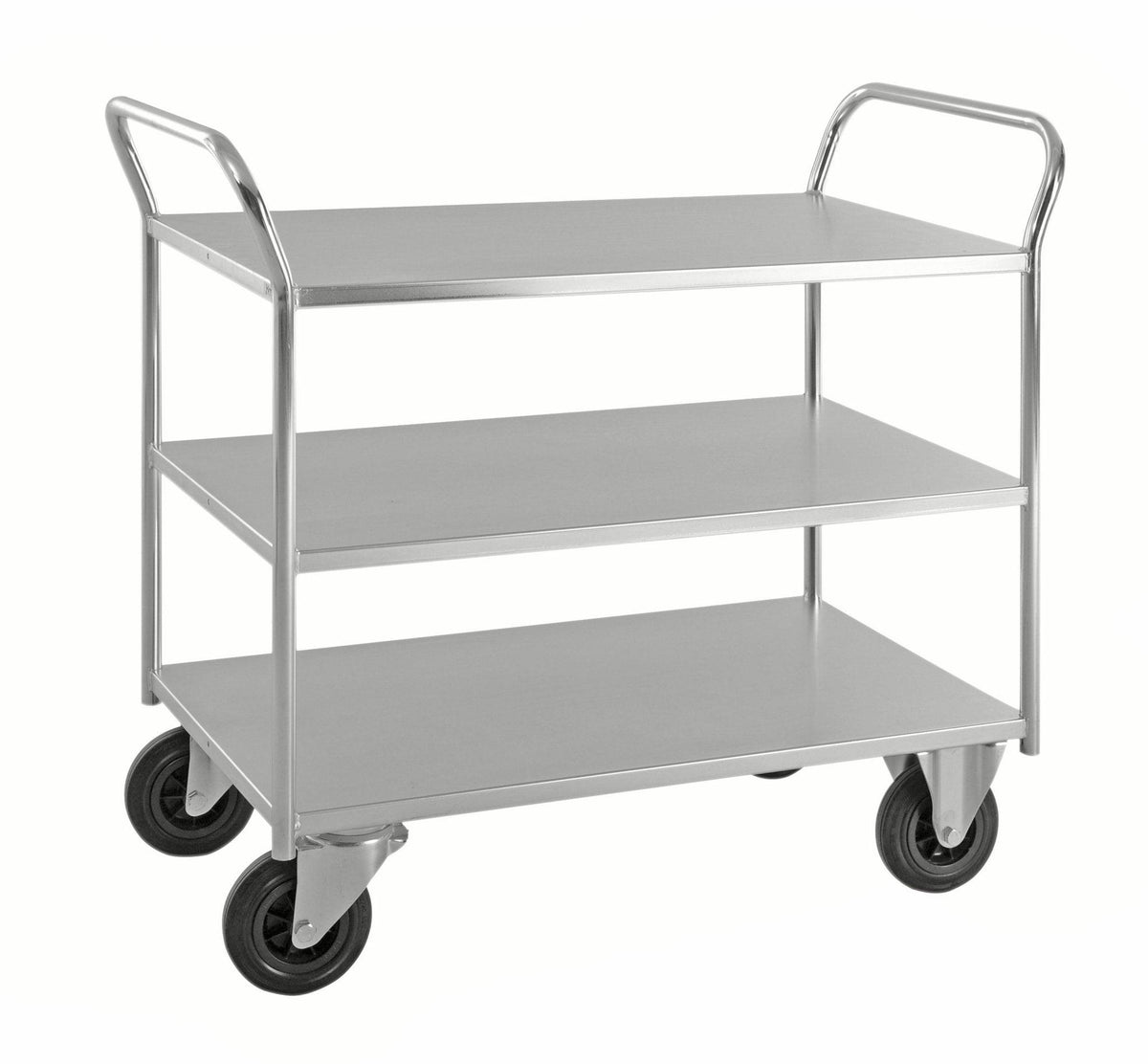 Plauktu ratiņi KONGAMEK 4176EB 1070 x 550mm 400 kg ar bremzēm-Ergostock
