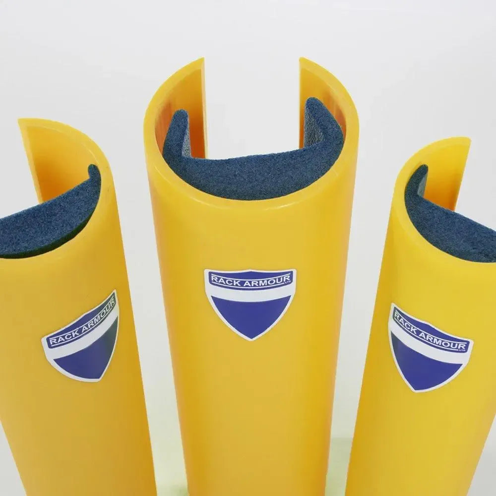 Plauktu sistēmu aizsargs Rack Armour kontrastdzeltens M izmērs 88100 mm - Ergostock.lv