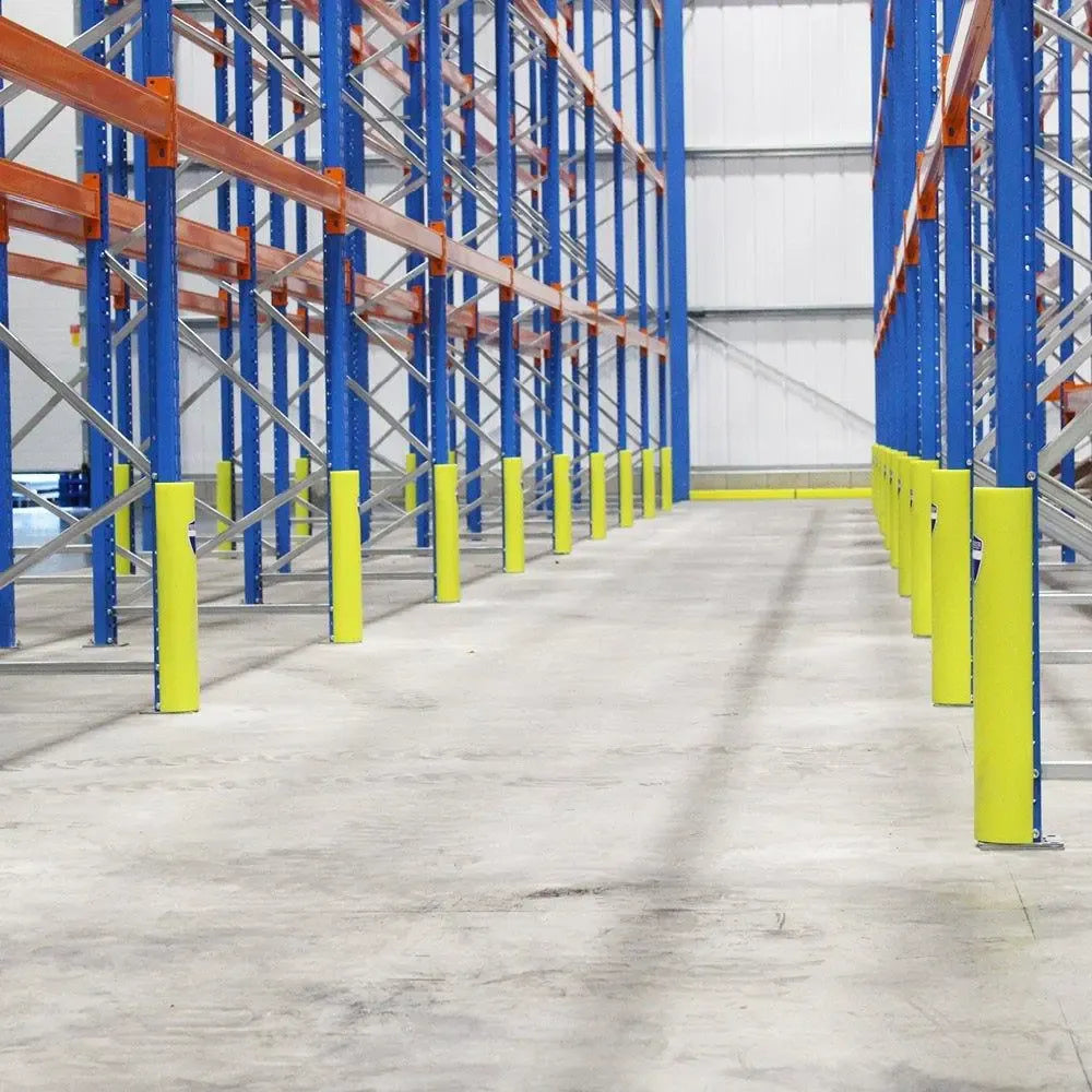 Plauktu sistēmu aizsargs Rack Armour kontrastdzeltens M izmērs 88100 mm - Ergostock.lv