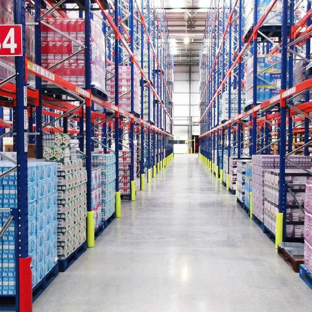 Plauktu sistēmu aizsargs Rack Armour kontrastdzeltens S izmērs 7087 mm - Ergostock.lv