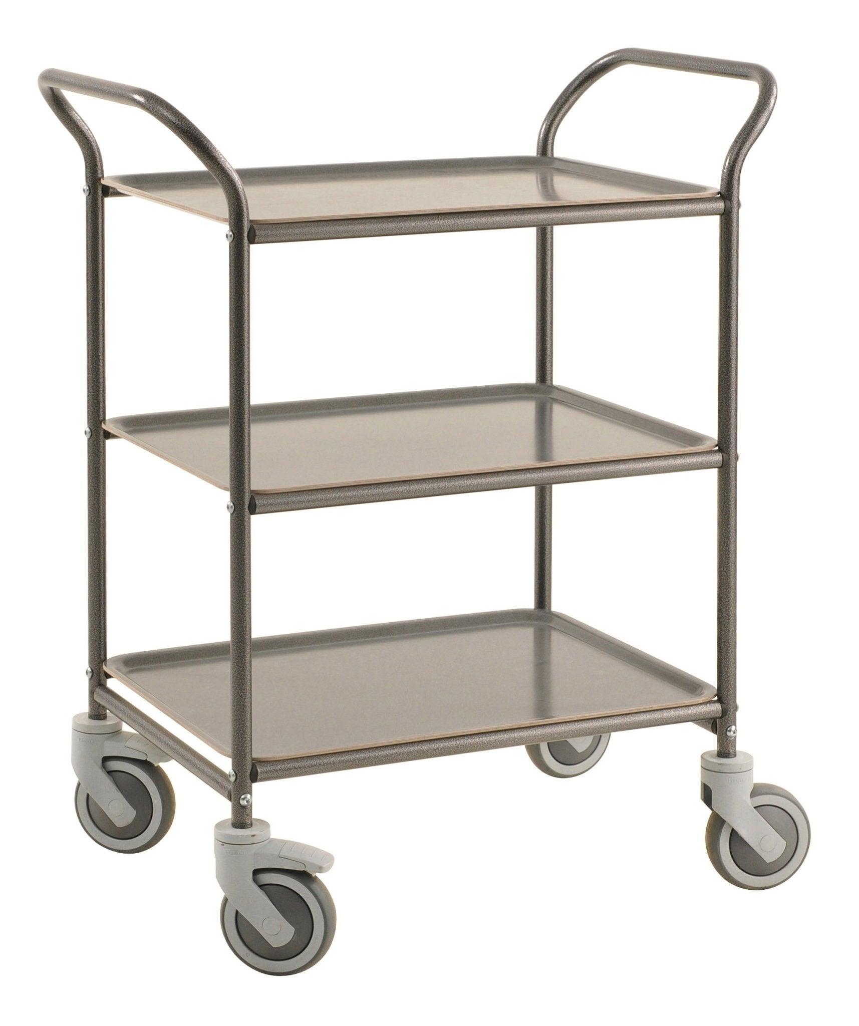 Ratiņi servēšanai KONGAMEK 1620AA 770 x 495mm 150 kg ar bremzēm-Ergostock
