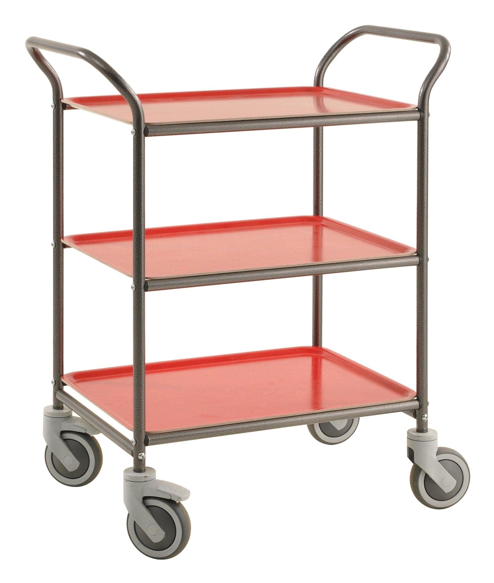 Ratiņi servēšanai KONGAMEK 1620AR 770 x 495mm 150 kg ar bremzēm-Ergostock