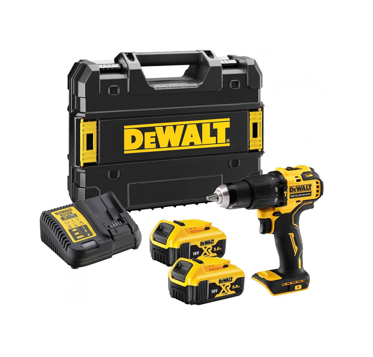 DeWalt DCD709P2T-QW Akumulatora Triecienurbjmašīna/Triecienskrūvgriezis 2x5Ah 18V - Ergostock.lv