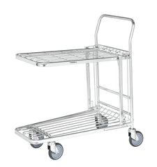 Veikala ratiņi KONGAMEK 4202EB 860 x 530mm 300 kg ar bremzēm-Ergostock