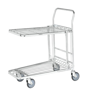 Veikala ratiņi KONGAMEK 4202EB 860 x 530mm 300 kg ar bremzēm-Ergostock