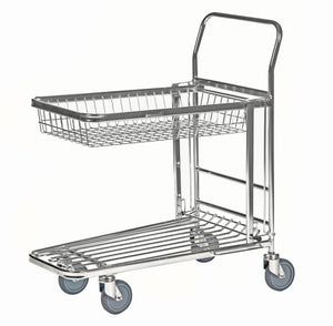 Veikala ratiņi KONGAMEK 4202KB 870 x 530mm 300 kg ar bremzēm-Ergostock